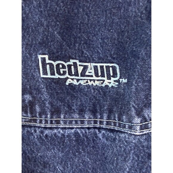 Hedz Up Jeans Avewear Mens Carpenter 44x34 Real 40x32.5 Baggy Loose Hip Hop 90’s - Picture 7 of 16